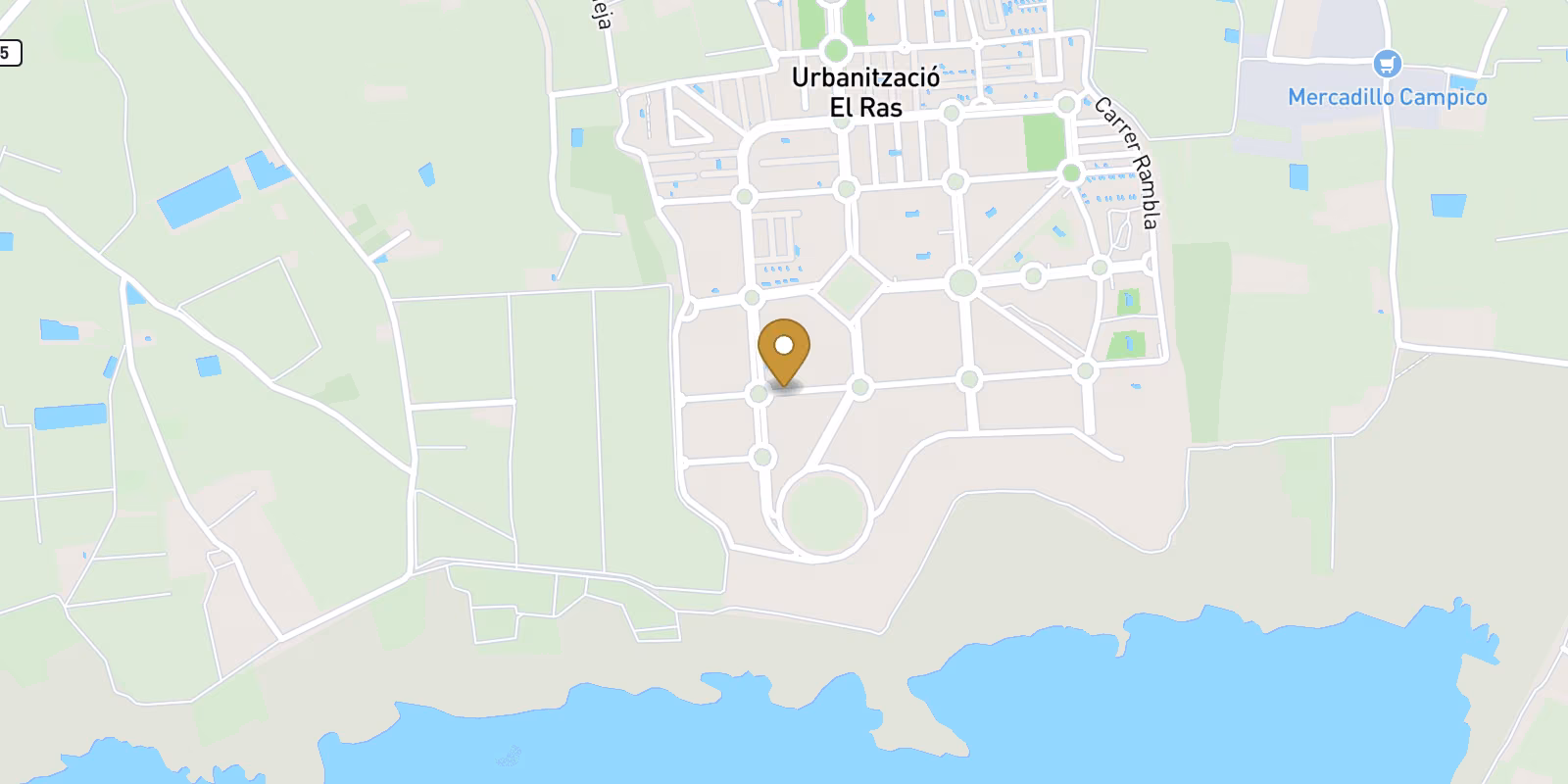 Map — New Build Tourist Licensed Apartments with Lagoon Views in El Raso Guardamar del Segura