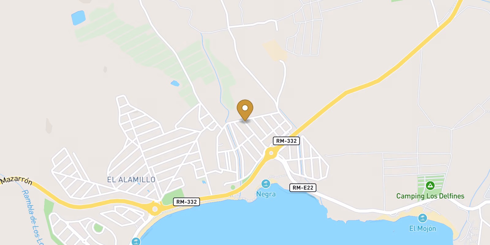 Map — Semidetached home in Mar De Plata, Puerto de Mazarron