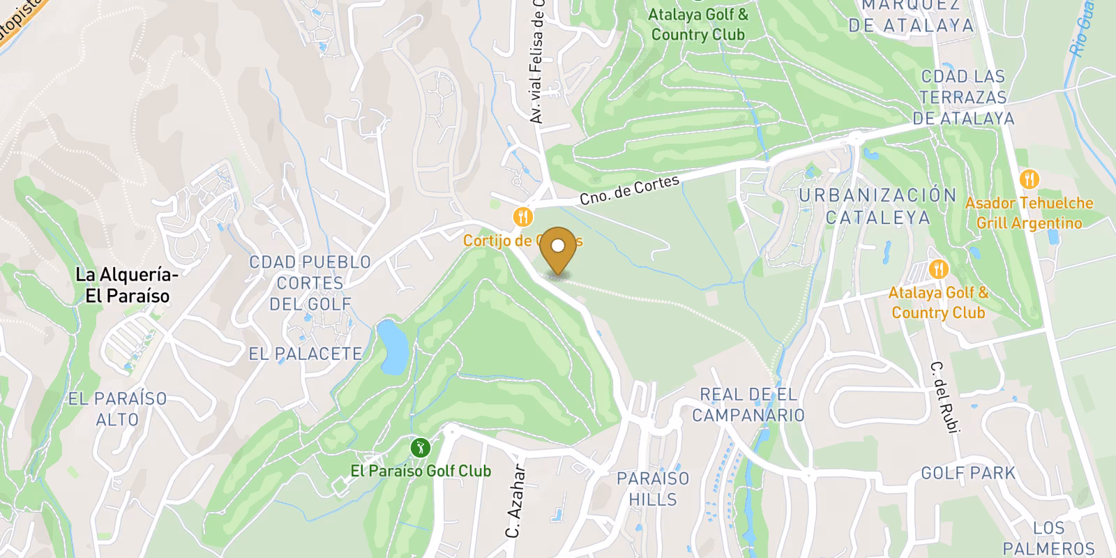 Mapa — Vivienda en El Paraiso Golf Club, Estepona