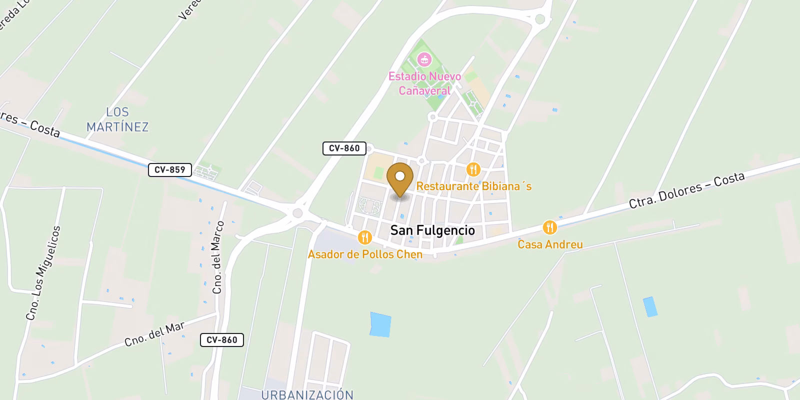 Map — Renovated Apartments in the Center of San Fulgencio