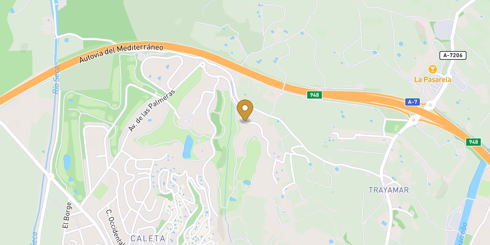 Map — Golf-area apartments in Baviera Golf, Vélez Málaga