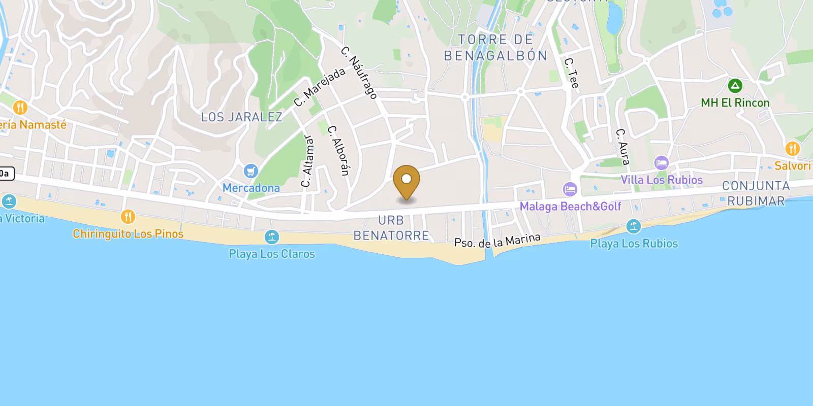 Map — Ground-floor homes in Torre de Benagalbon, Rincon de la Victoria