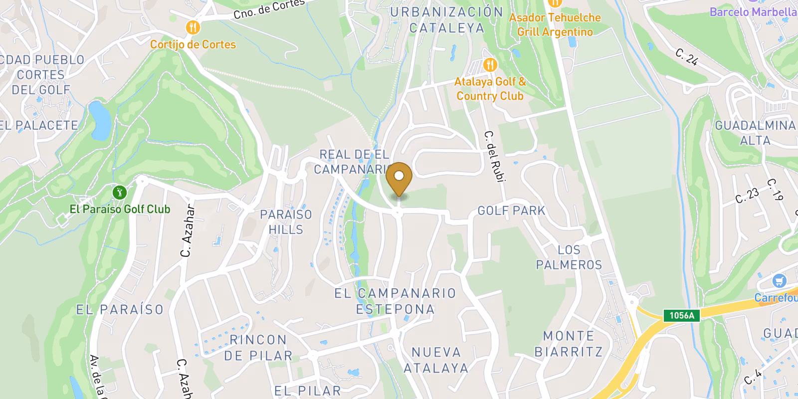 Map — El Campanario golf homes with live pricing