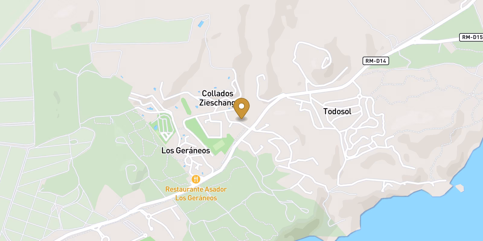 Map — Tourist Apartments for Investment Near the Beach in Aguilas-Murcia
