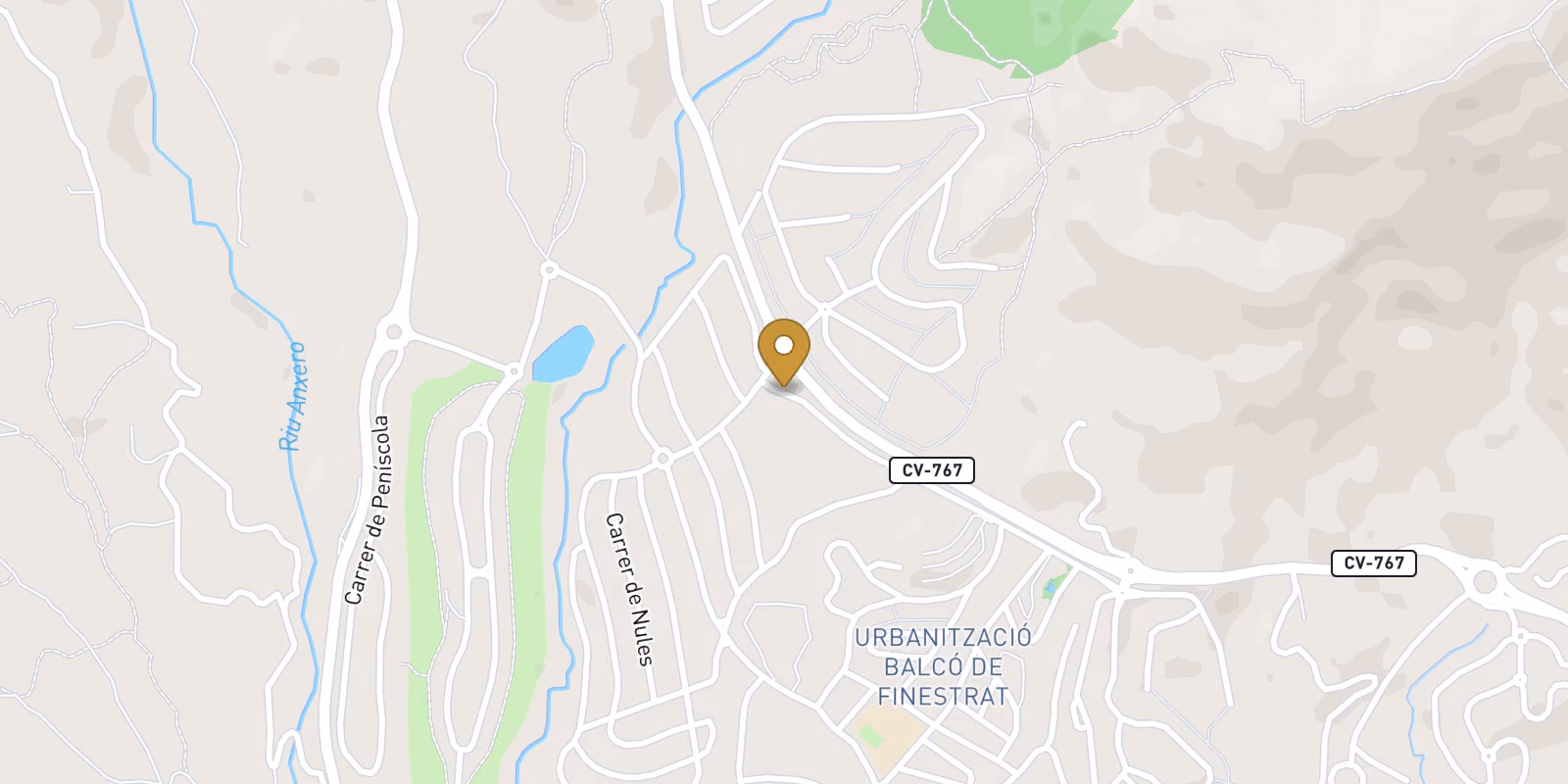 Map — Tourist Licensed New Build Apartments in Finestrat: Investment Opportunity Near Golf and Benidorm