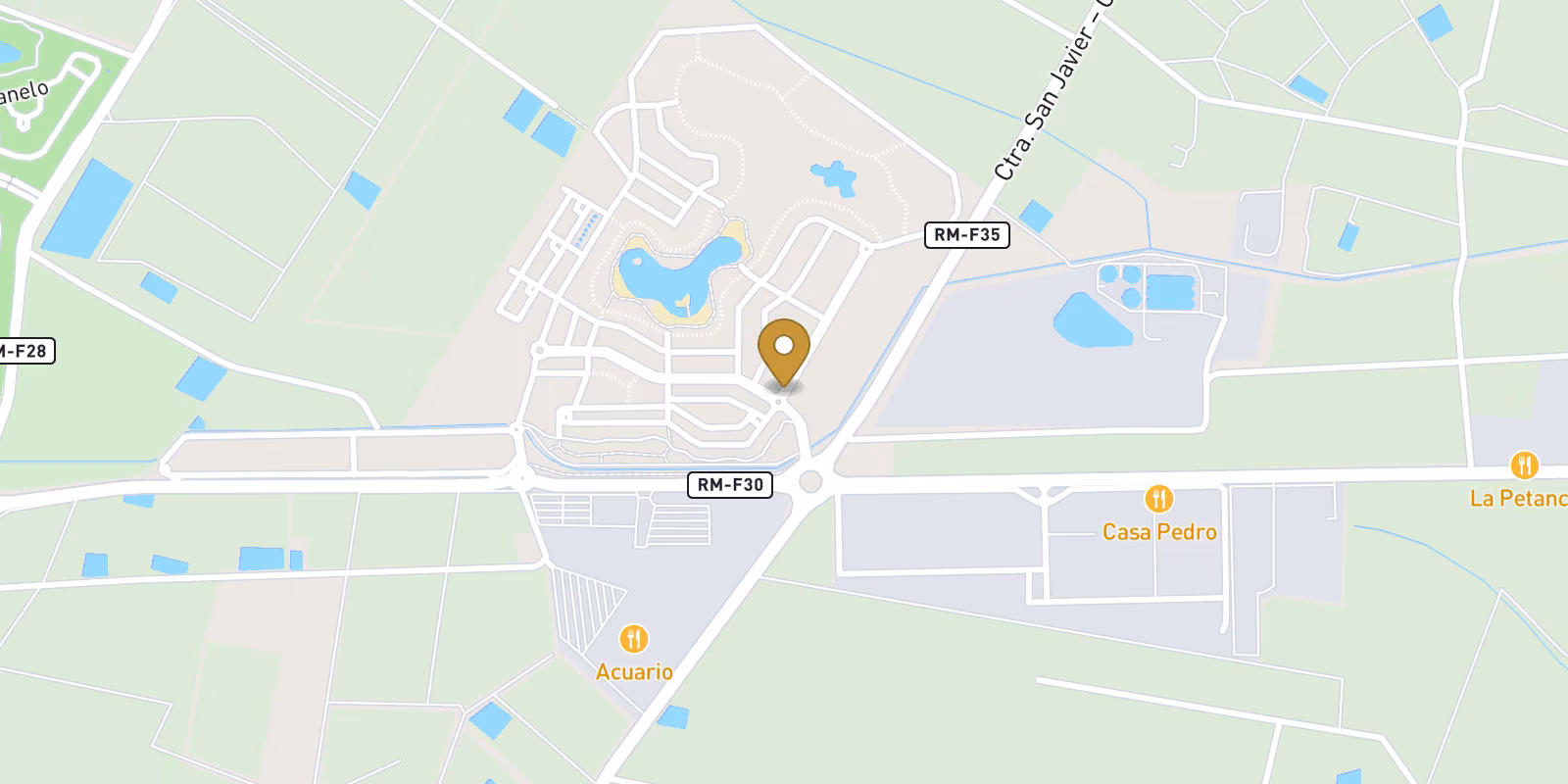 Map — Santa Rosalia resort apartment in Torre Pacheco