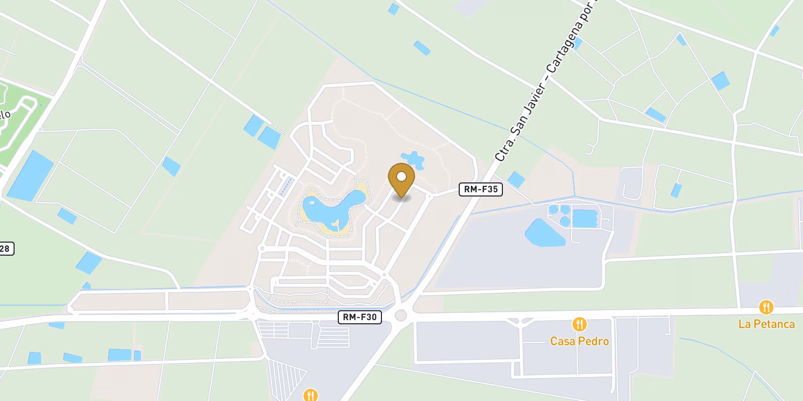 Map — Santa Rosalia penthouses in Torre Pacheco