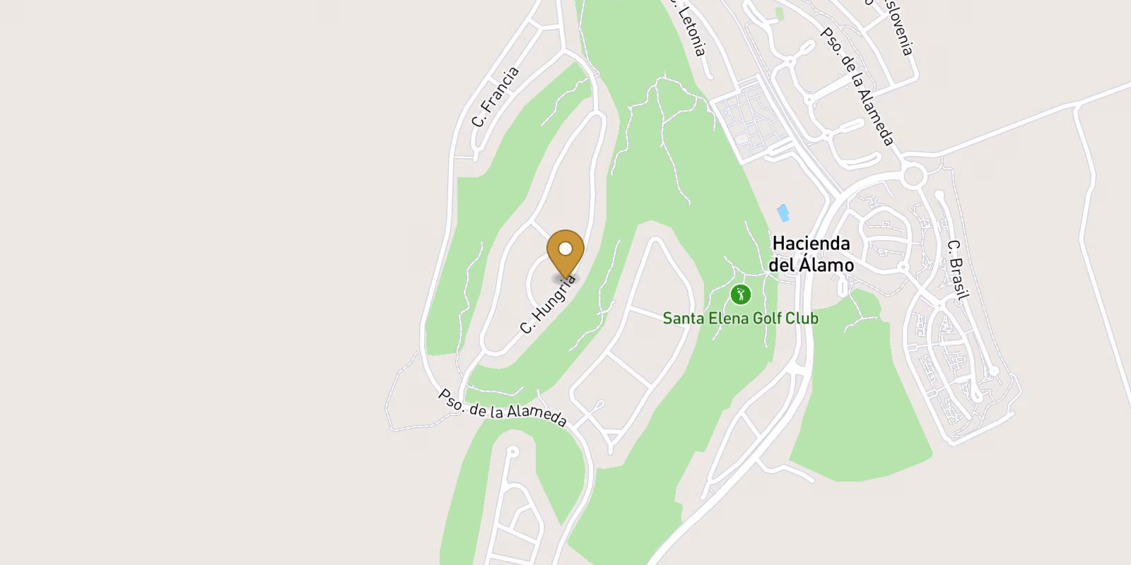 Map — Villa in Hacienda del Alamo, Fuente Álamo