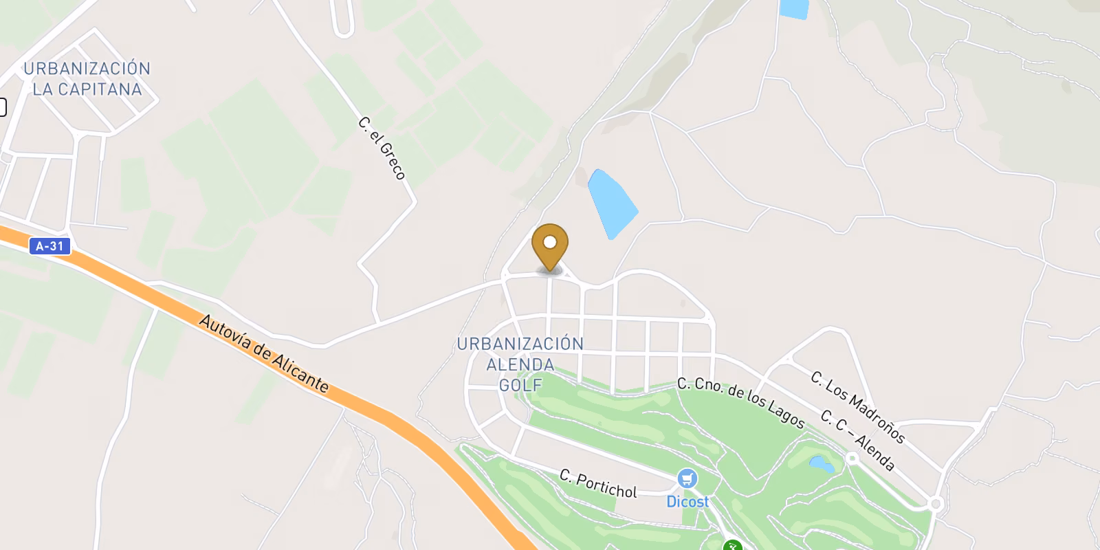Map — Townhouse in Alenda Golf, Monforte del Cid
