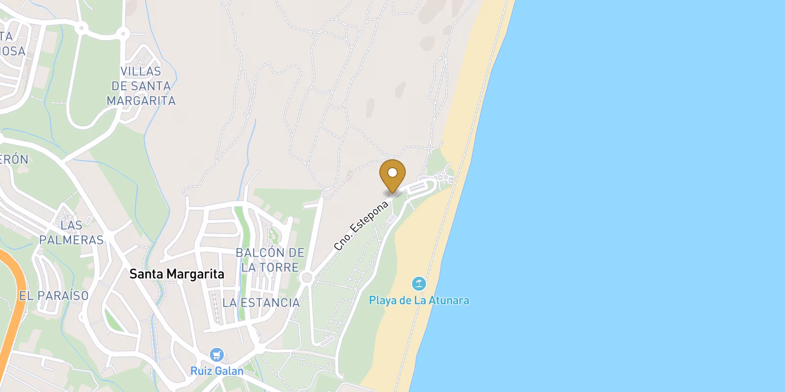 Map — Luxury Beachfront Apartments and Townhouses in Torrenueva, La Línea de la Concepción, Cádiz