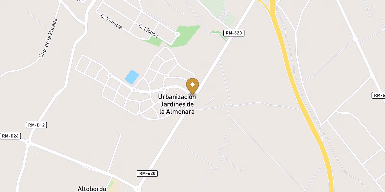 Map — New Build Mediterranean Villas on Large Plots in Lorca, Costa Cálida