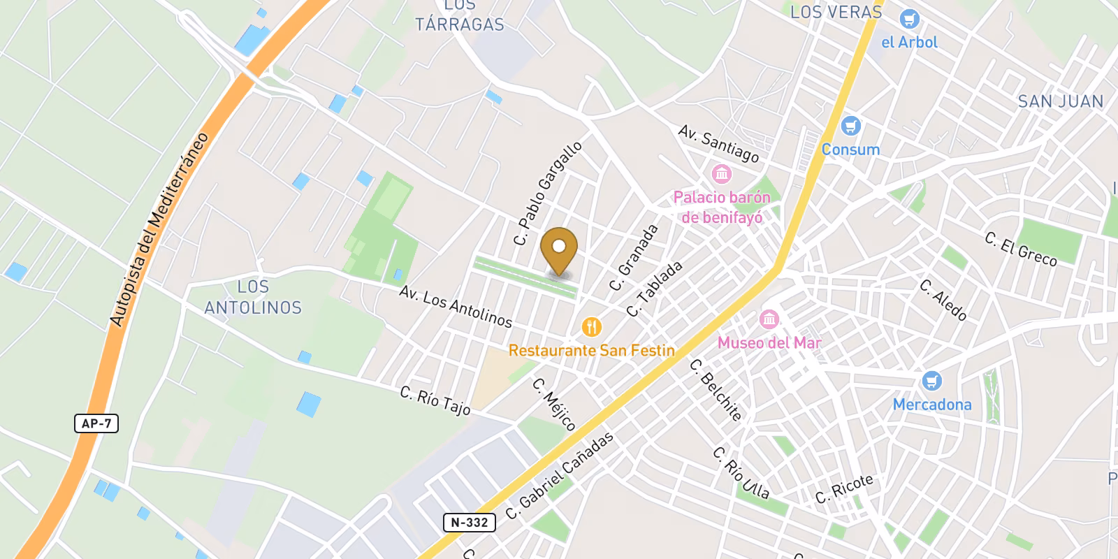 Map — New-build Villa in San Pedro del Pinatar