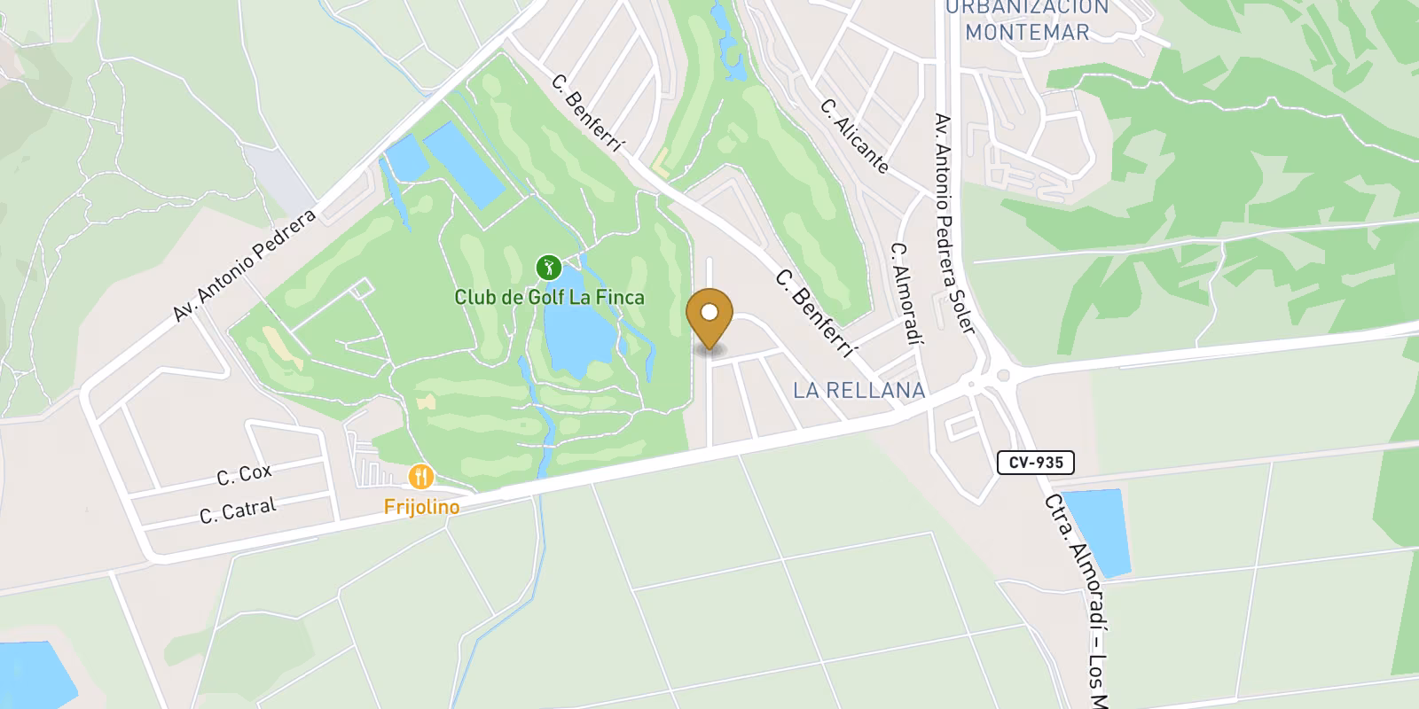 Map — New-build Villa in Algorfa