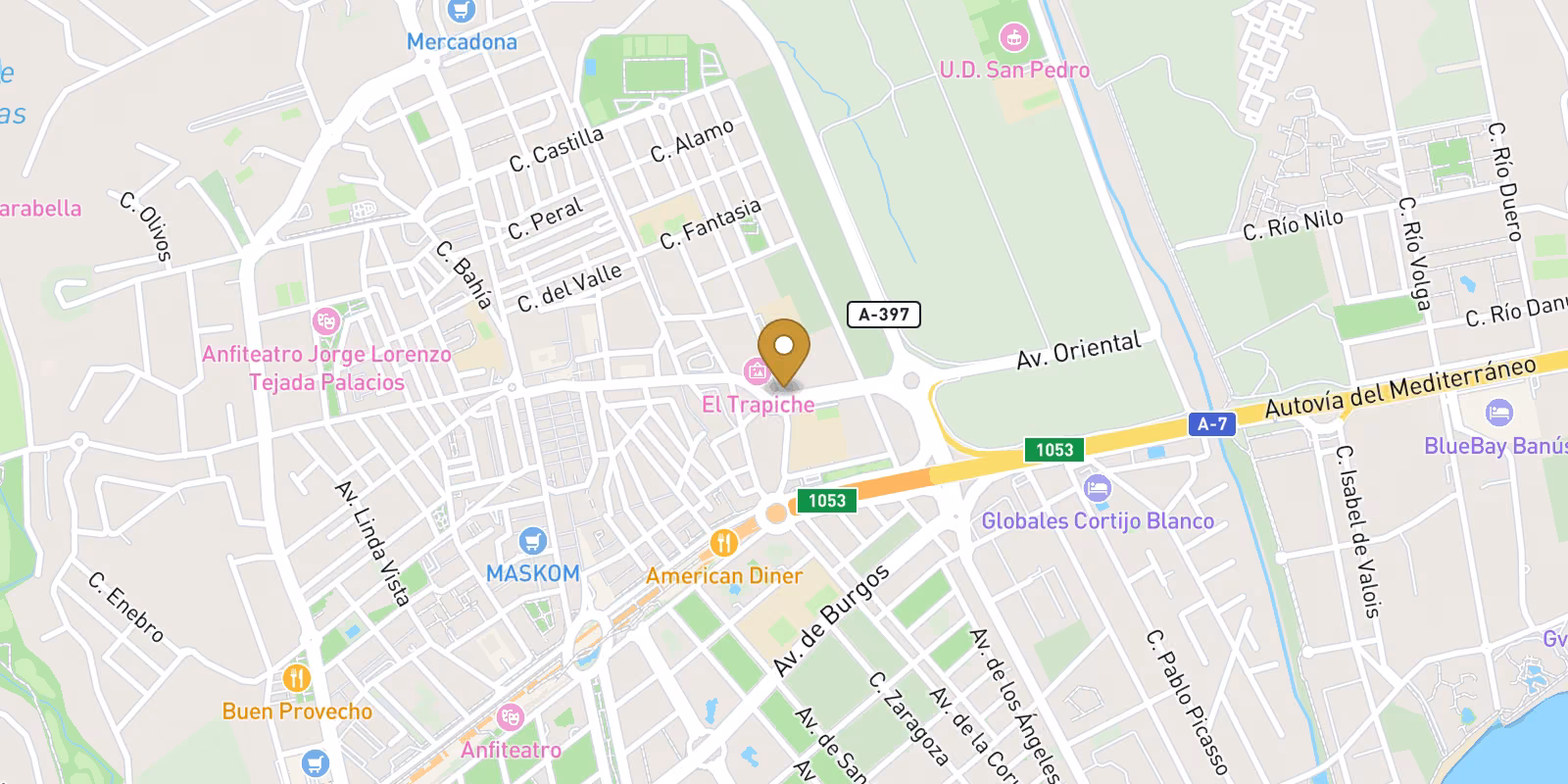 Map — New-build Apartamento in San Pedro De Alcantara