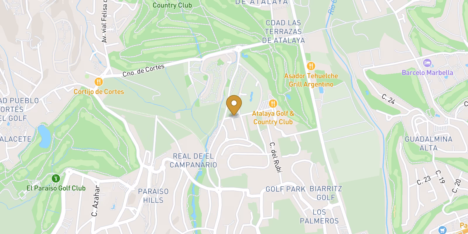 Map — New-build Apartamento in Estepona