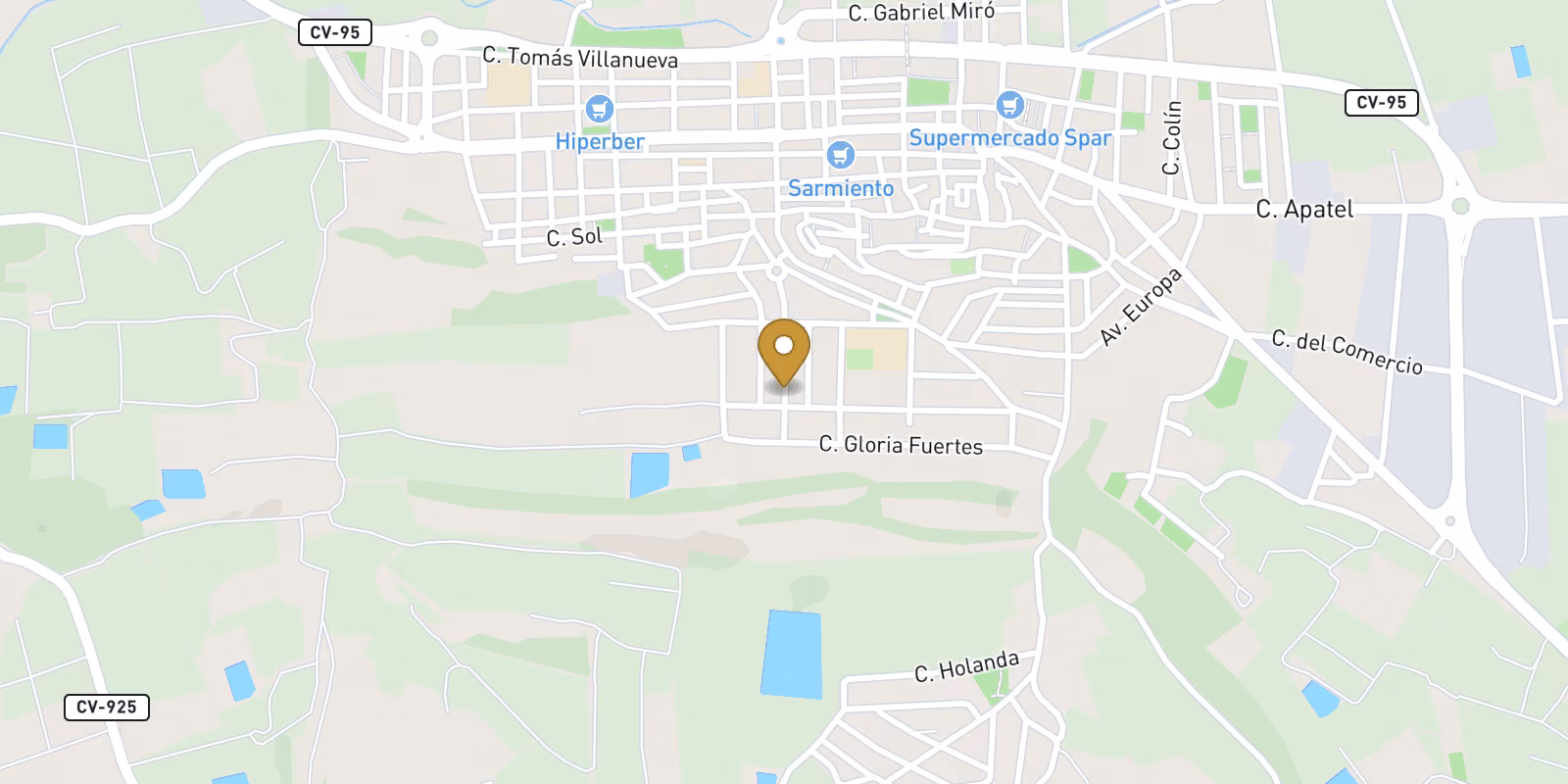 Map — New-build Quad in Bigastro
