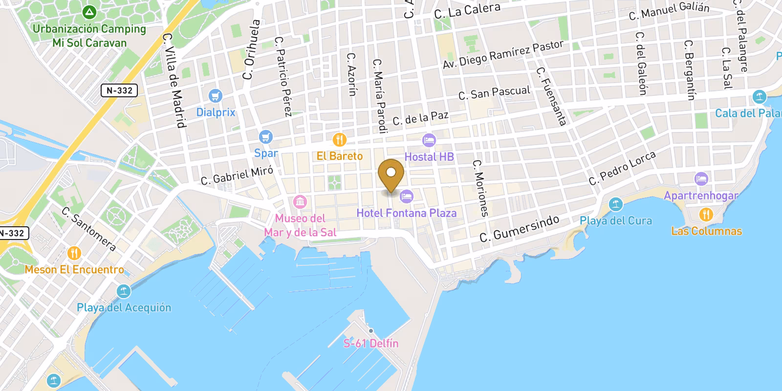 Map — New-build Apartamento in Torrevieja