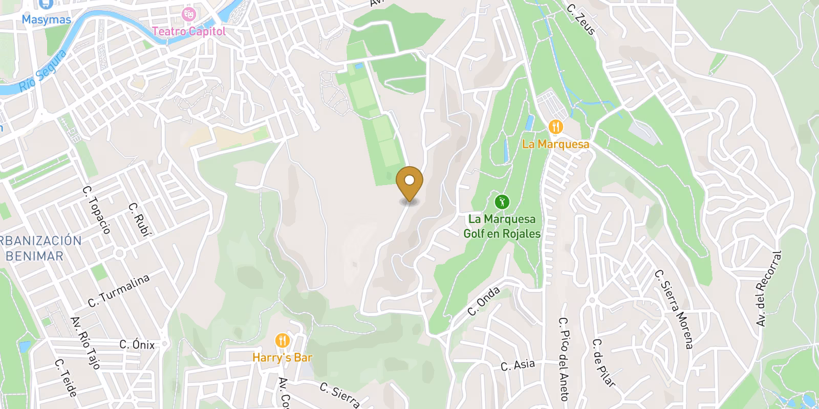 Mapa — Villa de obra nueva en Rojales