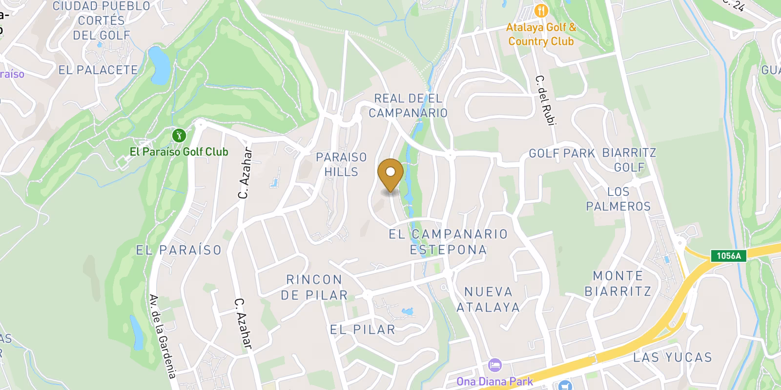 Mapa — Villa de obra nueva en Estepona