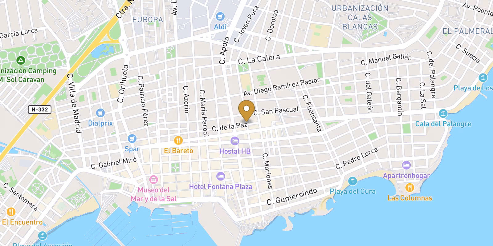 Mapa — Ático de obra nueva en Torrevieja