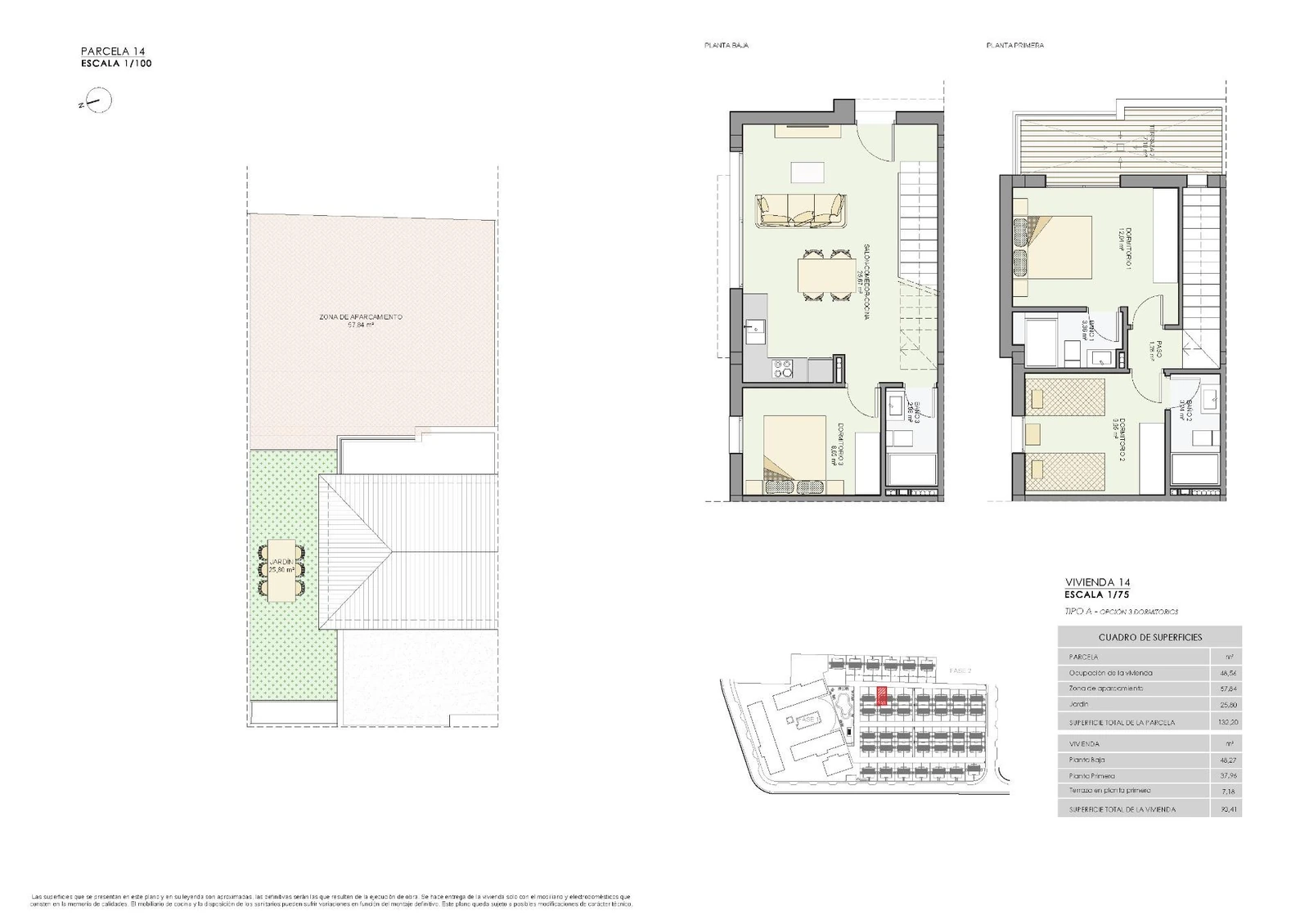 Unit NV-100015 — Bungalows de 3 Dormitorios en Residencial Exclusivo en Gran Alacant!