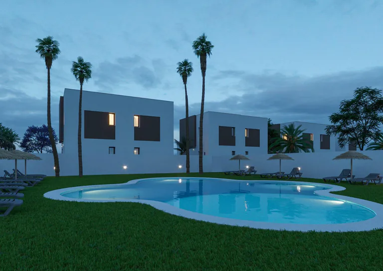 Nuevas villas adosadas junto al mar en La Marina - Playa El Pinet