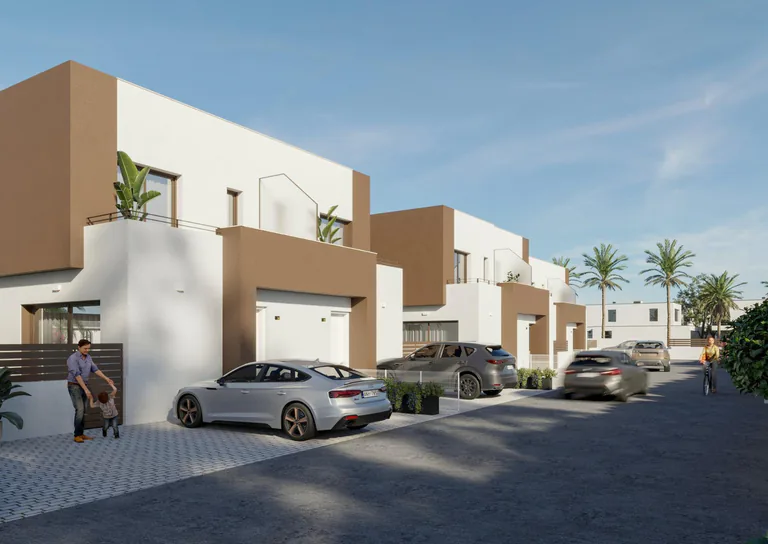 Nuevas villas adosadas junto al mar en La Marina - Playa El Pinet