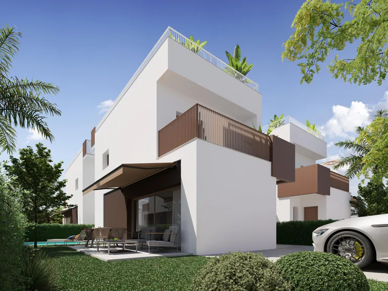 Unit NV-100017 — Nuevas villas adosadas junto al mar en La Marina - Playa El Pinet