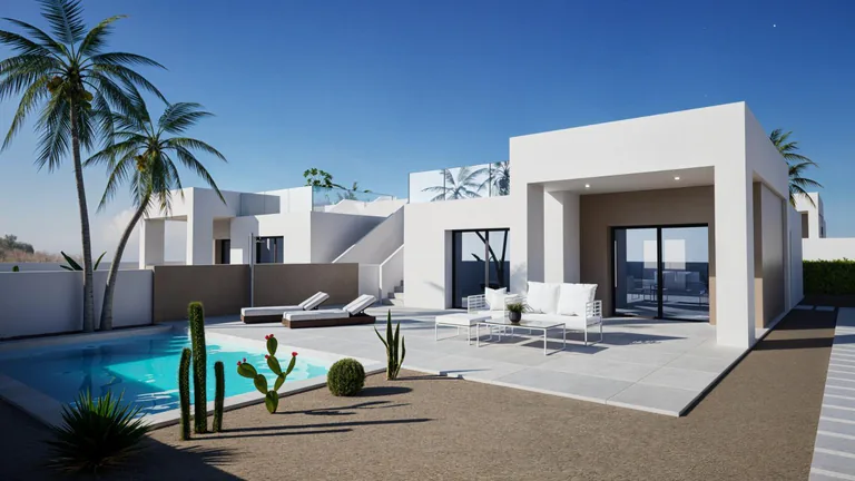 Villa Mediterranea en Tipico Pueblo Español