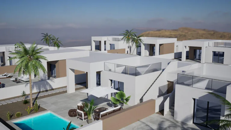 Villa Mediterranea en Tipico Pueblo Español