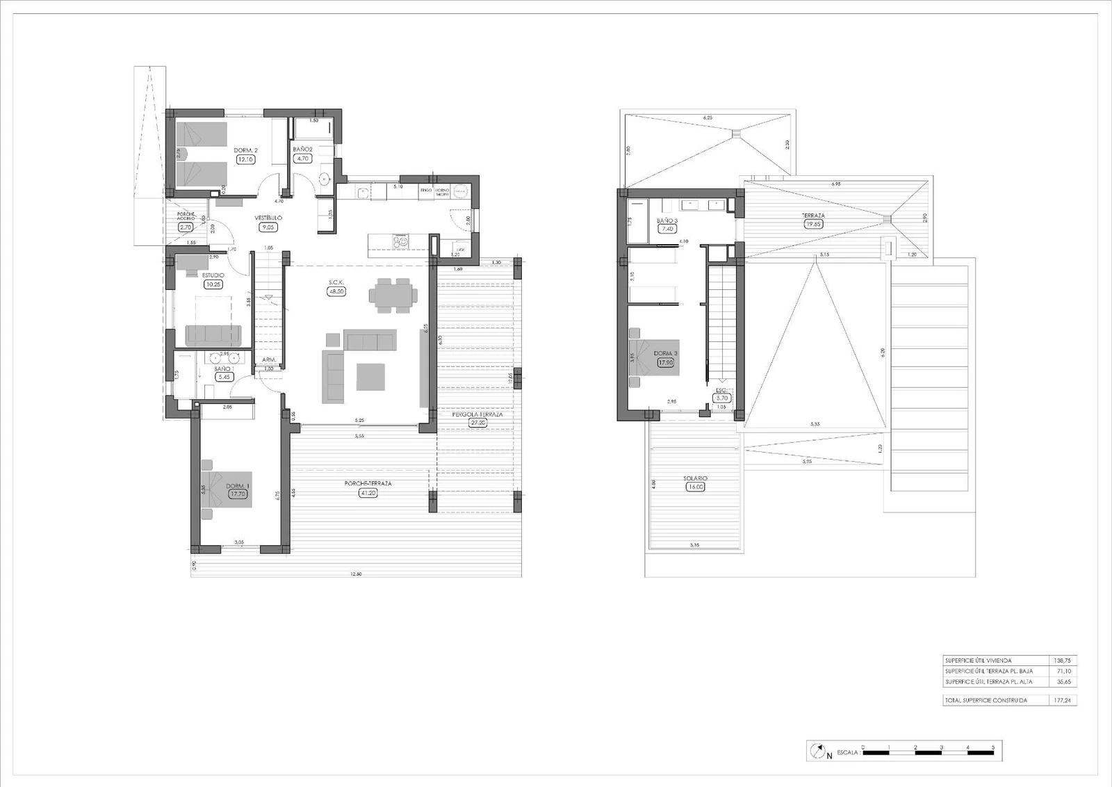 Unit NV-100078 — Villas contemporáneas de nueva construcción con piscina privada en La Finca Golf Resort, Algorfa