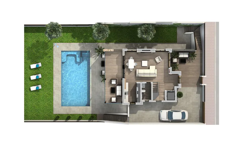 Villa de lujo en primera línea del campo de Golf