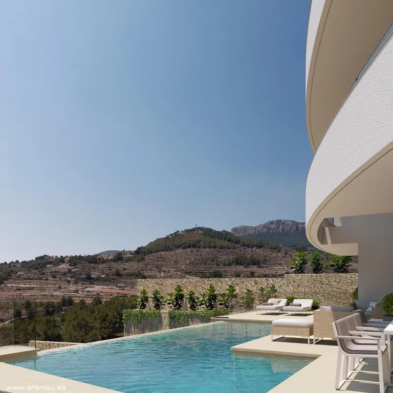 Lujosa Villa con Vistas al Mar en Calpe - Elegancia Moderna con Impresionantes Vistas