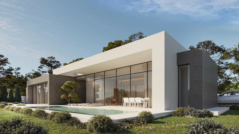 Villa de nueva construcción en venta en Calpe - Diseño moderno a solo 900 m de la playa