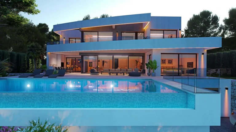 Unit NV-100167 — Villa de Lujo de Obra Nueva en Moraira