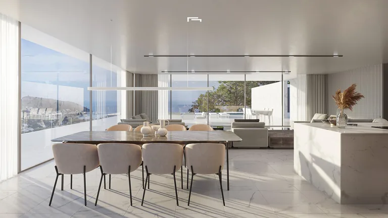 Villa de Lujo de Obra Nueva con Vistas al Mar en Moraira