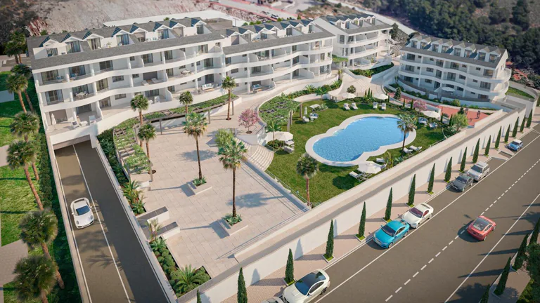 Complejo Residencial de Obra Nueva con Vistas al Mar en Benalmadena