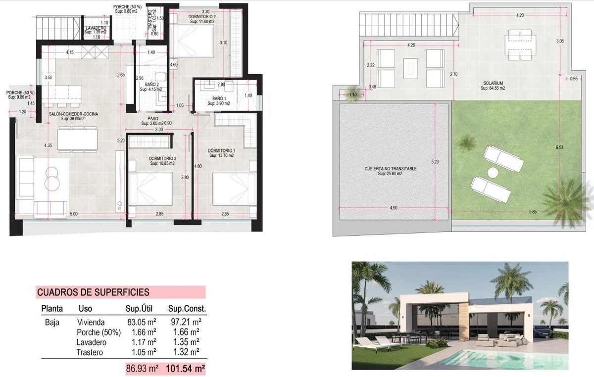 Unit NV-100226 — Villas de Obra Nueva en Condado de Alhama Campo de Golf