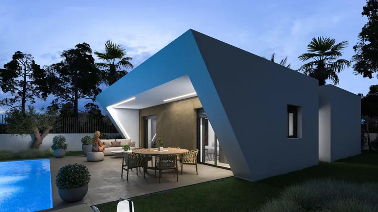 Unit NV-100280 — Villas de Obra Nueva con Piscina en Hondon de las Nieves