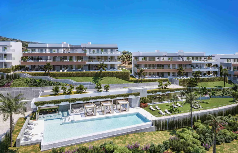 Elegante Residencial con Impresionantes Vistas al Mar
