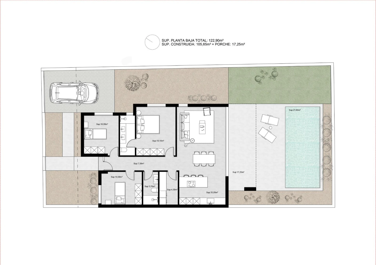 Unit NV-100344 — Villas de Obra Nueva en Molina de Segura