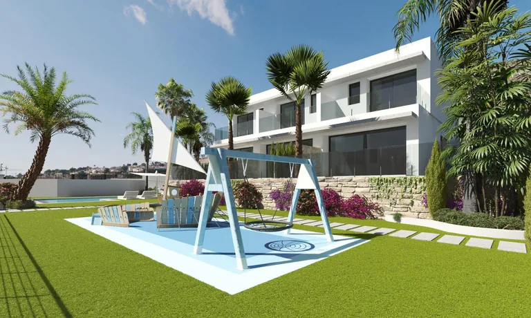 Residencial de obra nueva de villas independientes en Sierra Cortina, Finestrat.