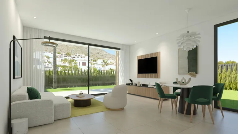Residencial de obra nueva de villas independientes en Sierra Cortina, Finestrat.