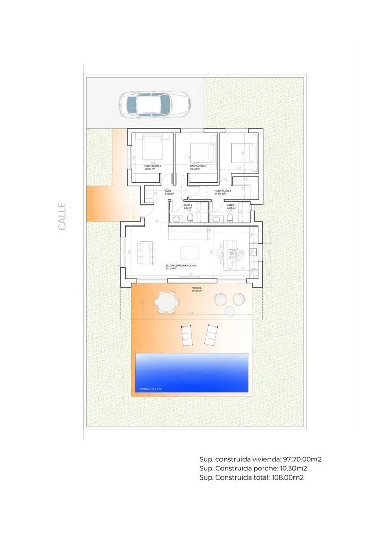 Villas de Obra Nueva con Piscina Privada en Monforte del Cid