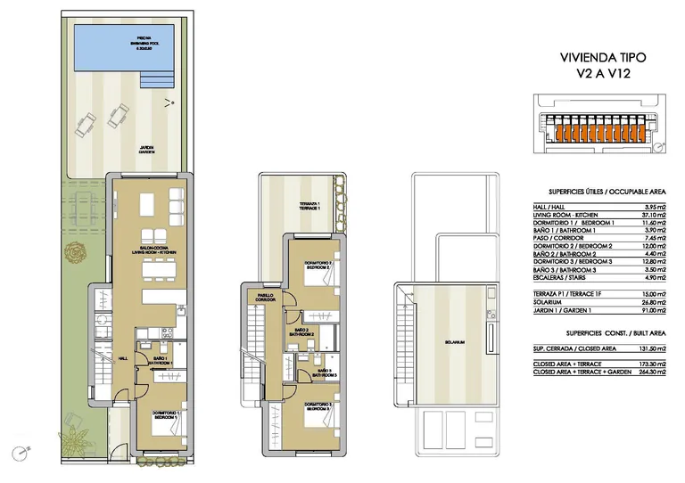 Villas de Obra Nueva en Mil Palmeras
