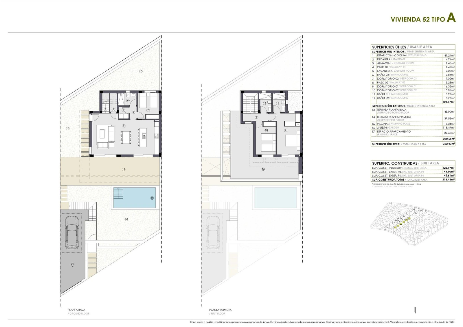 Unit NV-100573 — Villas de Obra Nueva en Polop