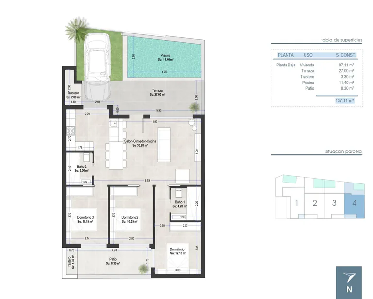Bungaló en planta baja NV-100596 — foto 6