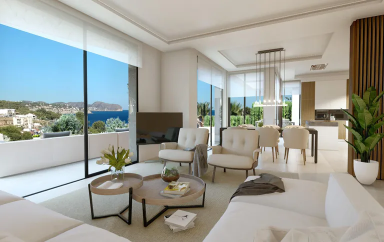 Villa de Obra Nueva con Vistas al Mar en Benissa