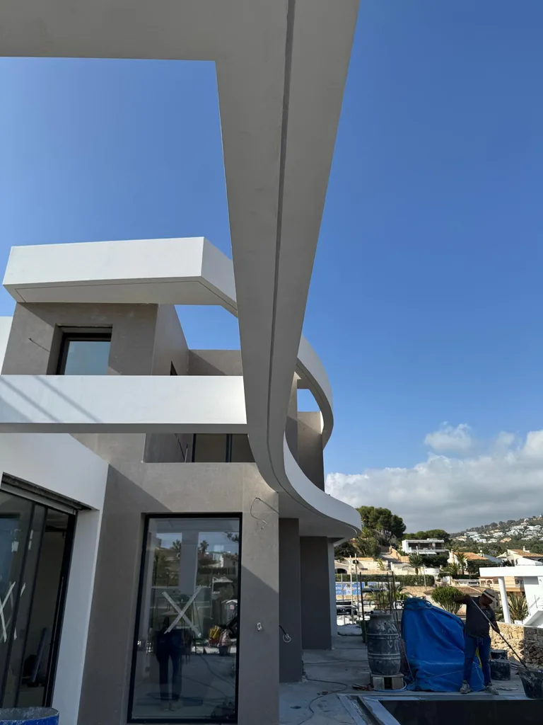 Villa de Obra Nueva con Vistas al Mar en Benissa