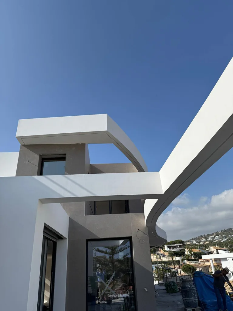 Villa de Obra Nueva con Vistas al Mar en Benissa